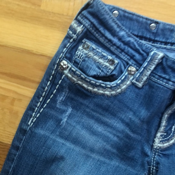 MissMe Bootcut Jeans Size 27 - Picture 9 of 10